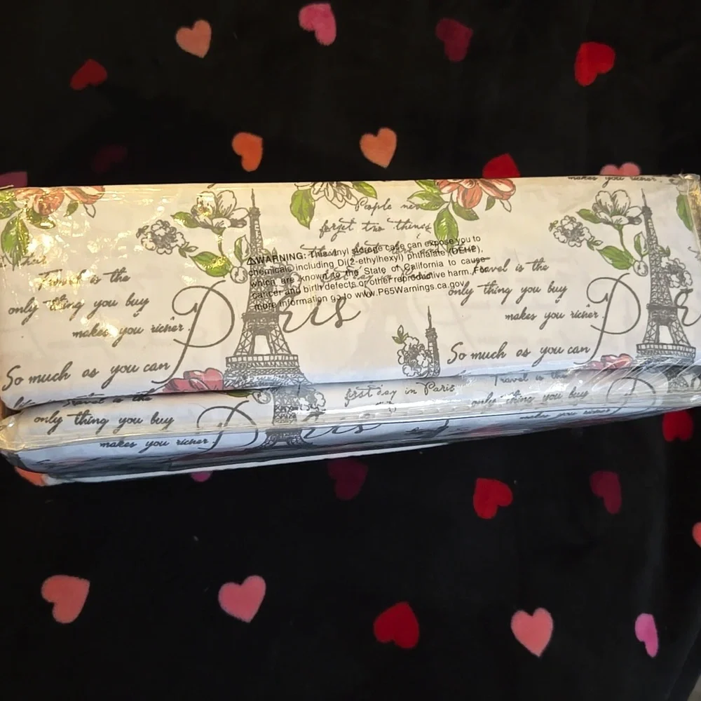 Nanette Lepore Floral Script Queen Sheet Set - Picture 4 of 4